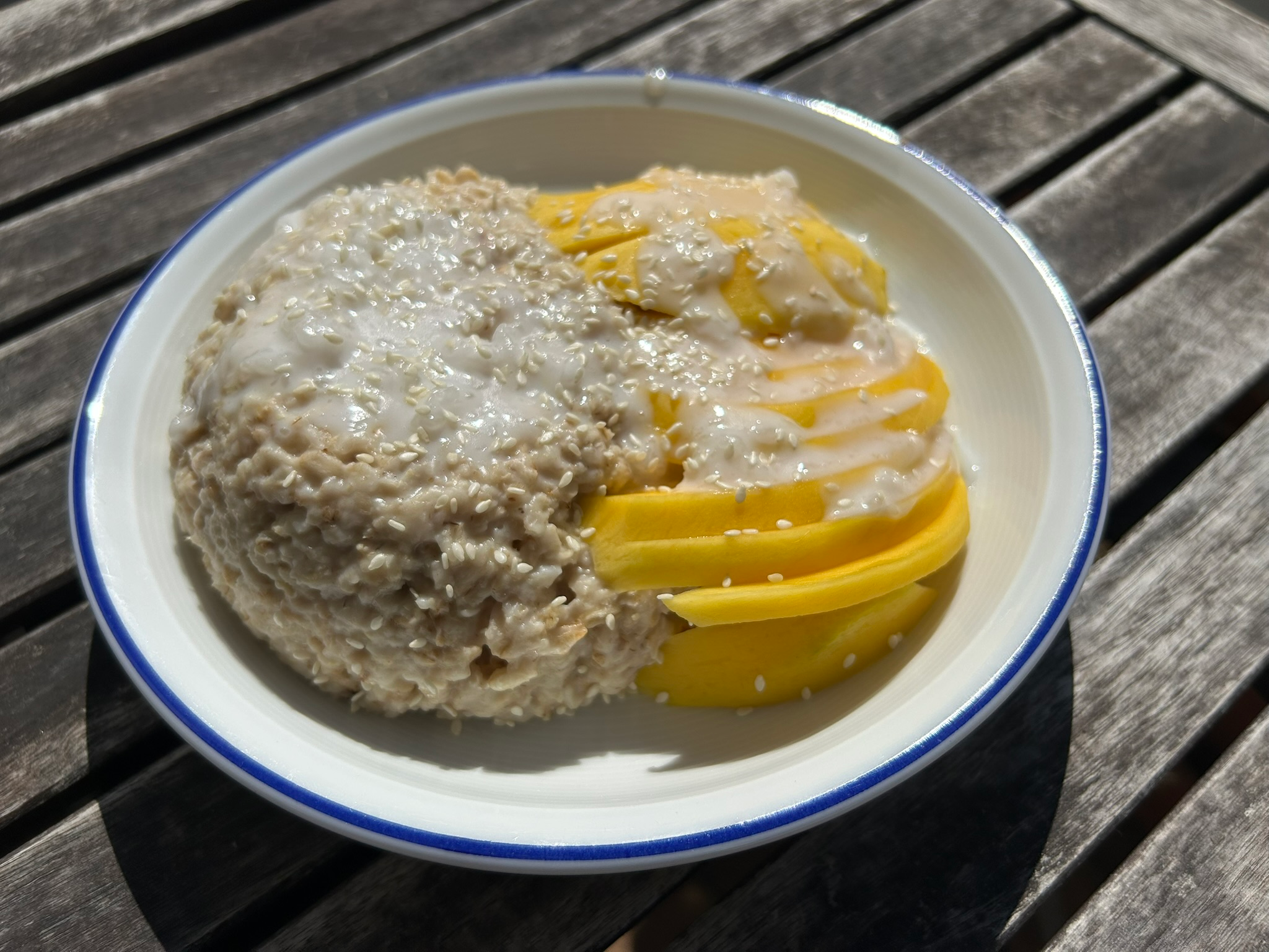 Mehr über den Artikel erfahren Mango Sticky Porridge