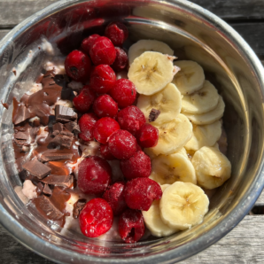 Banana-Cherry Porridge