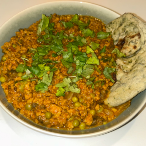 Vegan Keema Matar: Indian Minced Curry