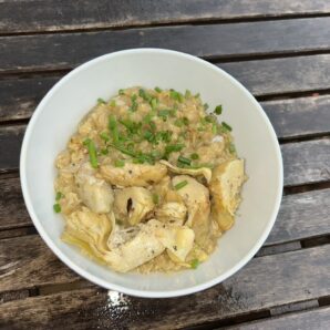 Artichoke-Lemon Porridge